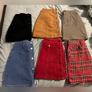 Fall Mini Skirts